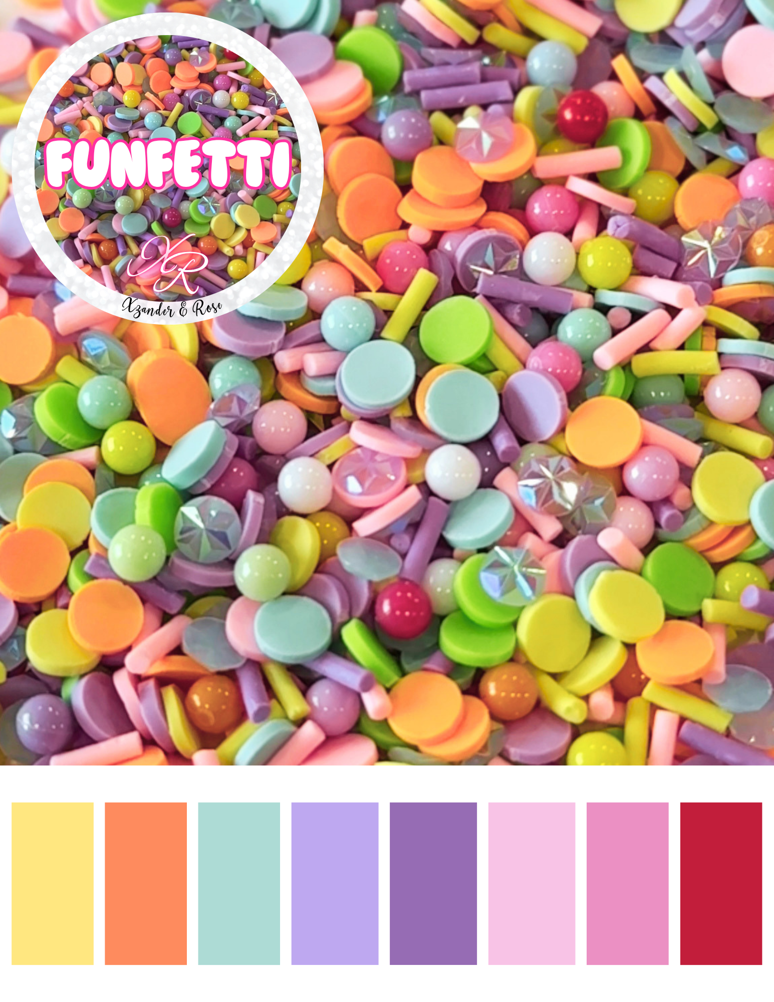 Funfetti Poly Clay Sprinkles Mix