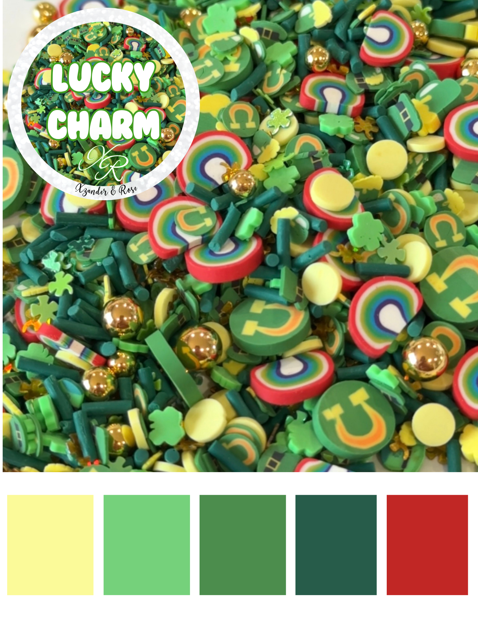 Lucky Charm Poly Clay Sprinkles Mix