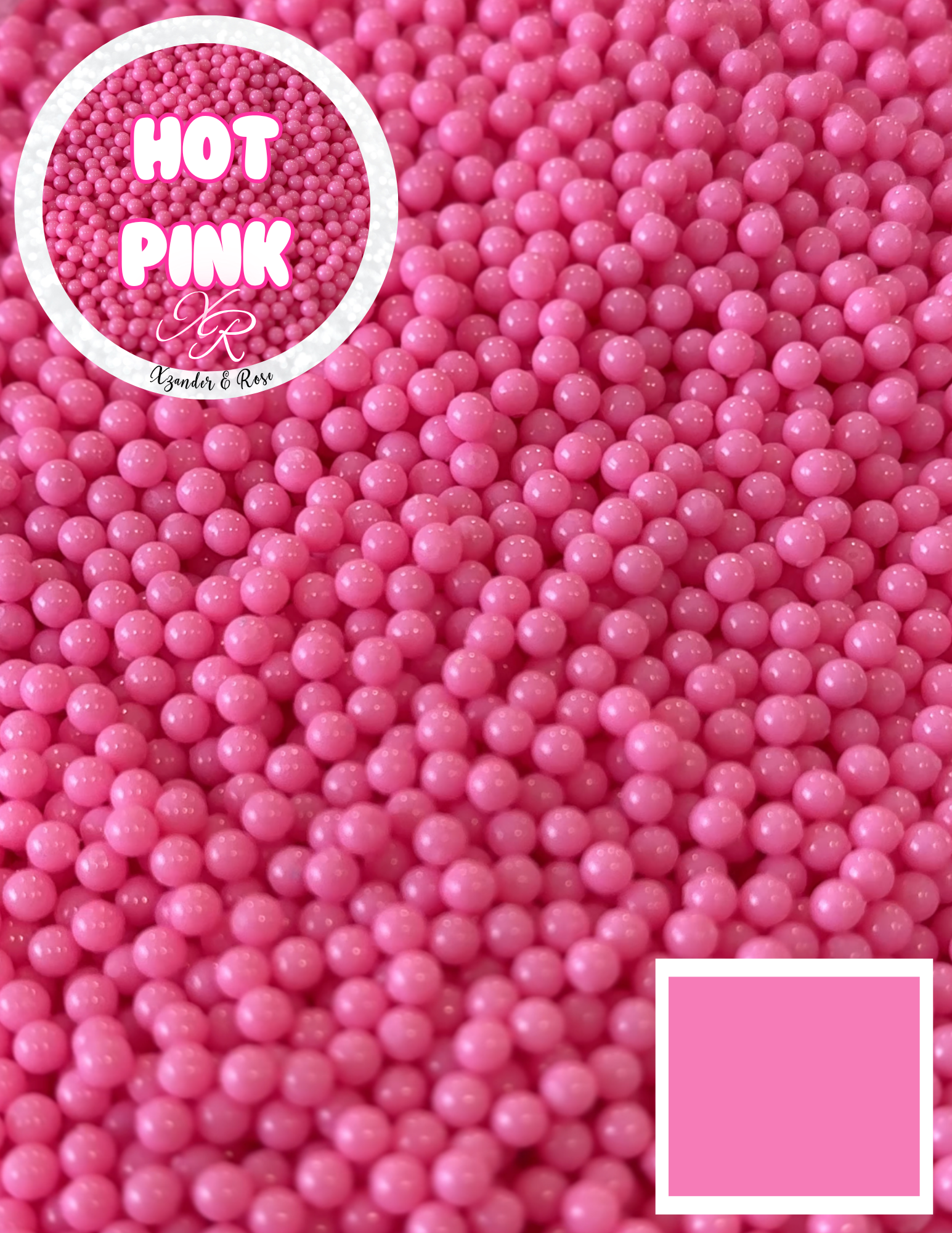 Colored acrylic beads