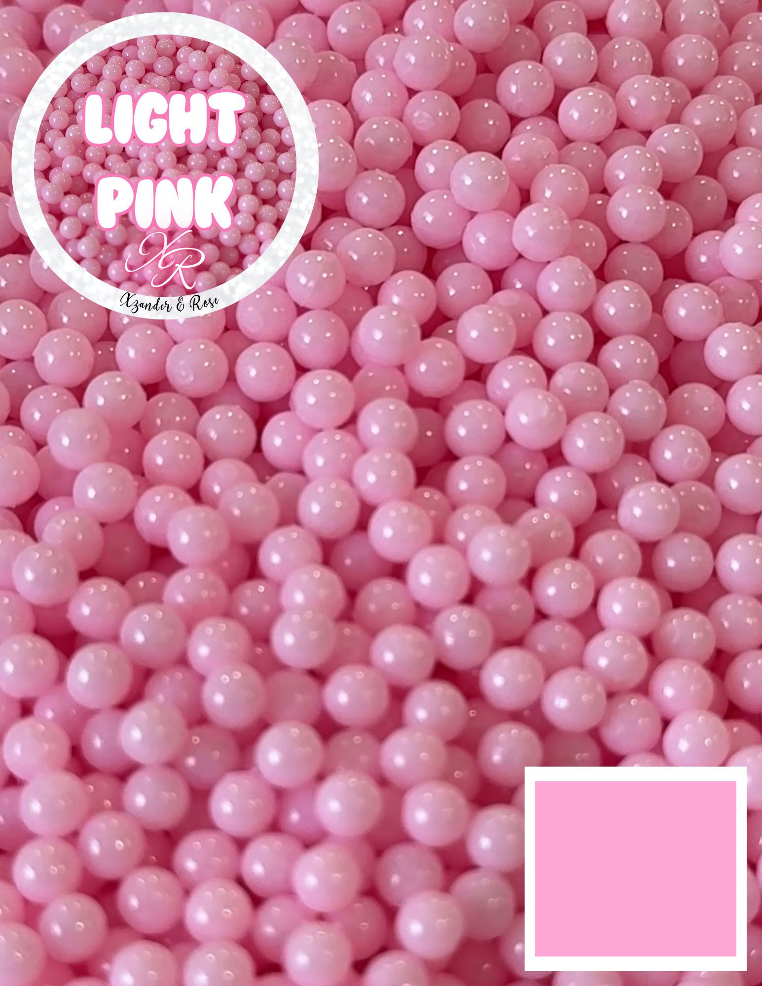 Colored acrylic beads