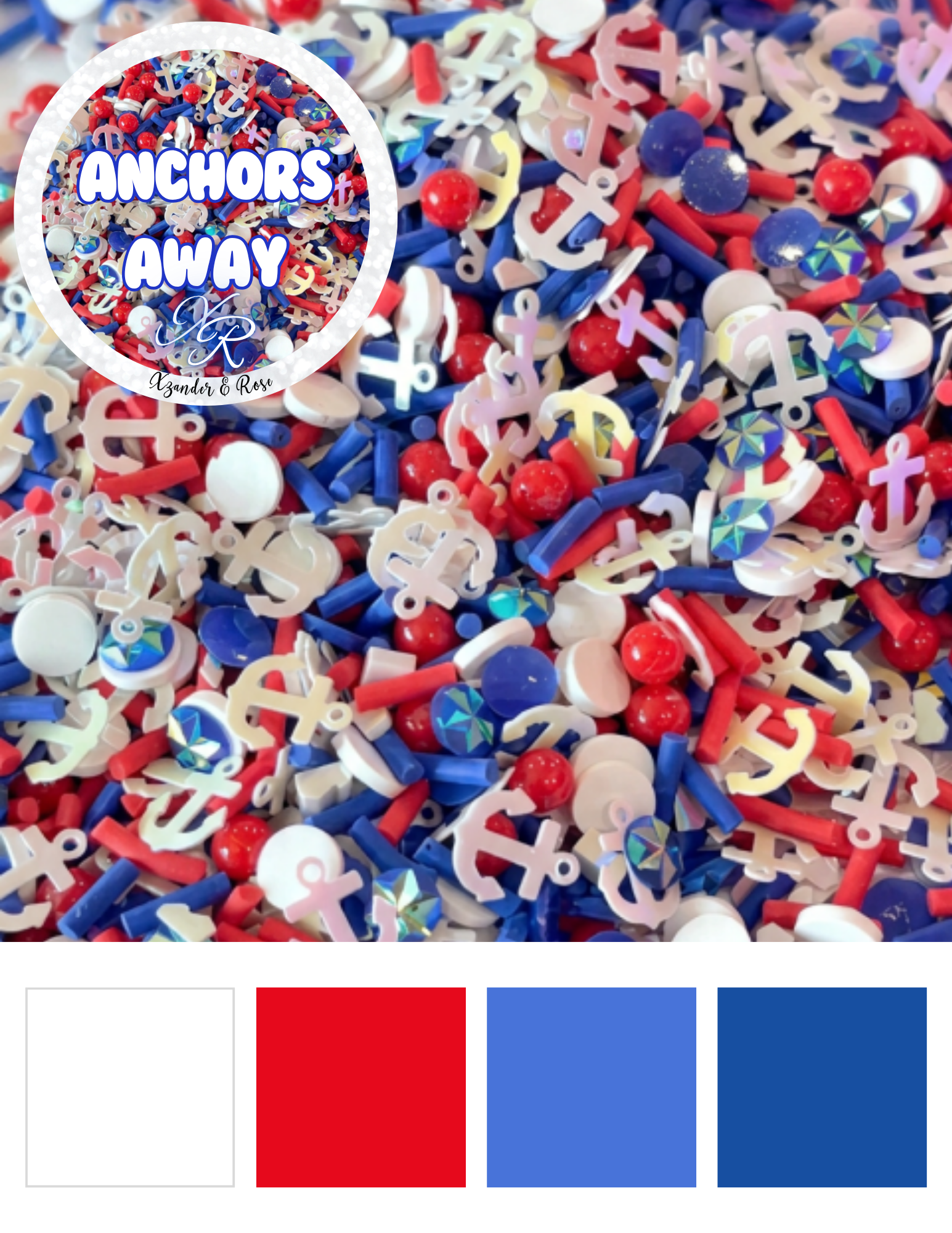 Anchors Away Poly Clay Sprinkles Mix