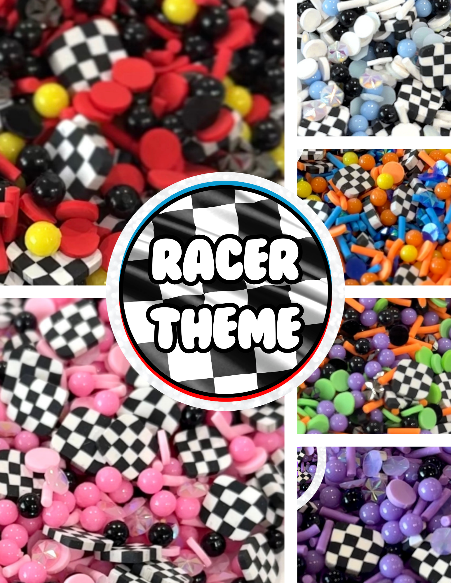 Racer Collection Poly Clay Sprinkles Mix